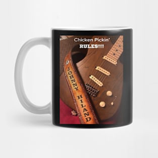 Johnny Hiland Chicken Pickin' Rules Guitar Strap Mug